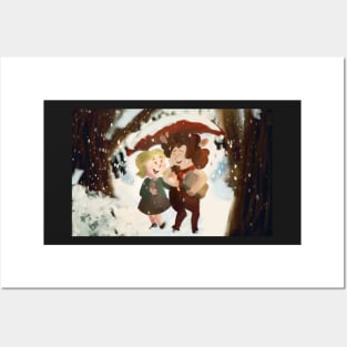 Lucy and Mr. Tumnus! Posters and Art